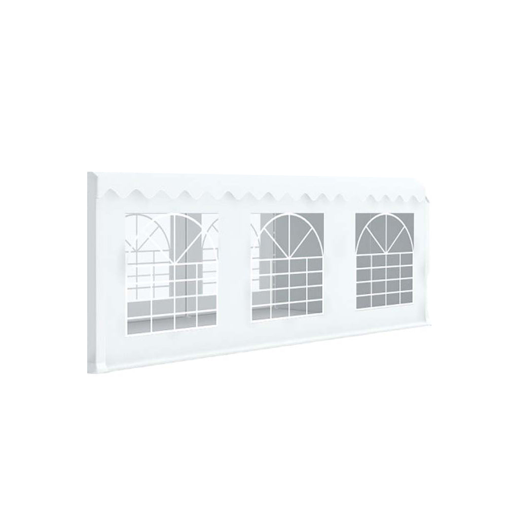 Paire bâches latérales fenêtre PVC 480g/m² en un seul tenant - Plusieurs longueurs