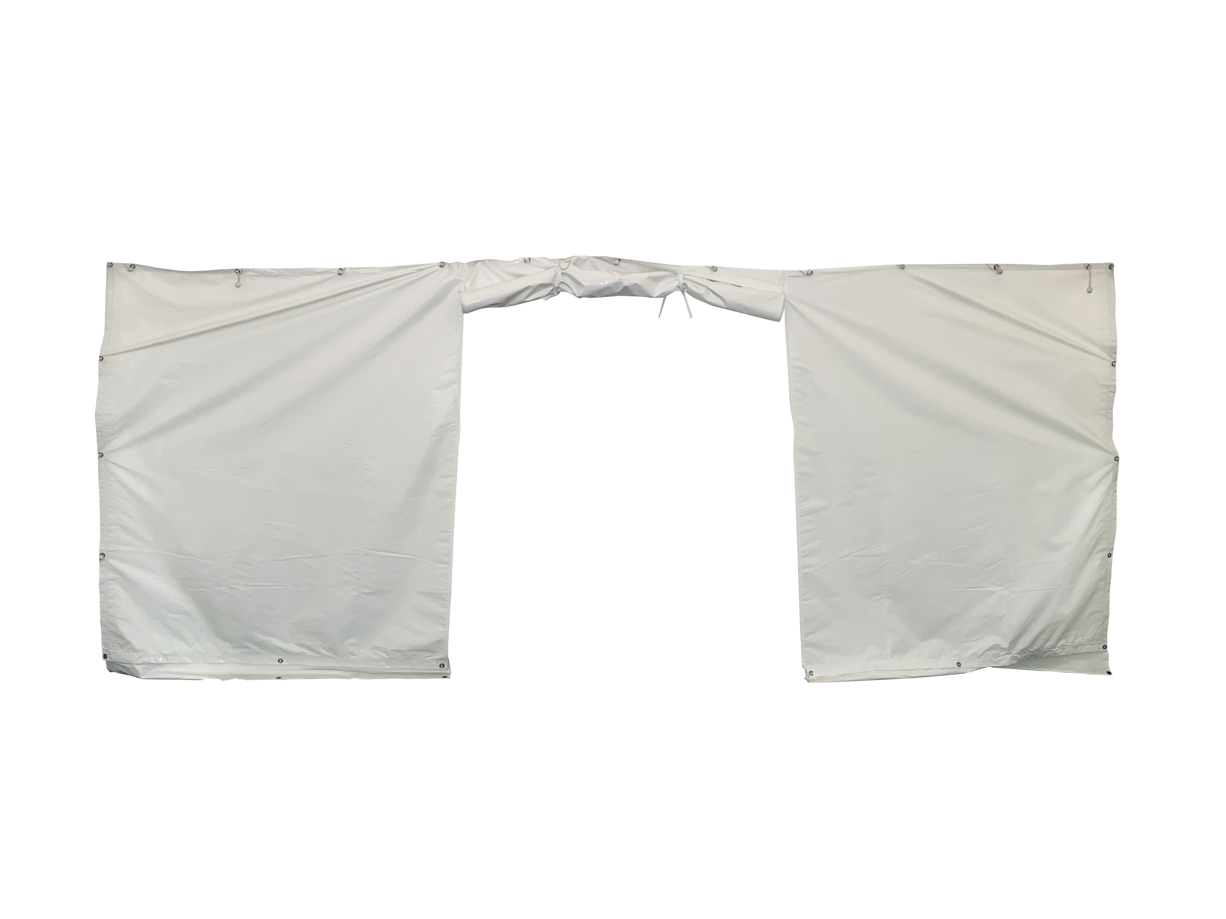 Paire bâches portes PVC 480g/m² pour chapiteau - Plusieurs longueurs