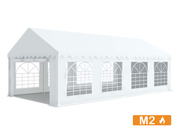 Tente de réception 4x8m tube 38mm bâches PVC classées M2 au feu