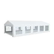Tente de réception homologable 5x10m tube 76mm bâches PVC classées M2 au feu