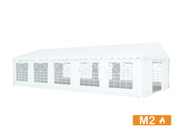 Tente de réception 5x12m tube 50mm bâches PVC classées M2 au feu