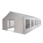Tente de réception homologable 5x8m tube 76mm bâches PVC classées M2 au feu