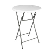 Mange Debout - Table de bar cocktail dia.80cm Blanc