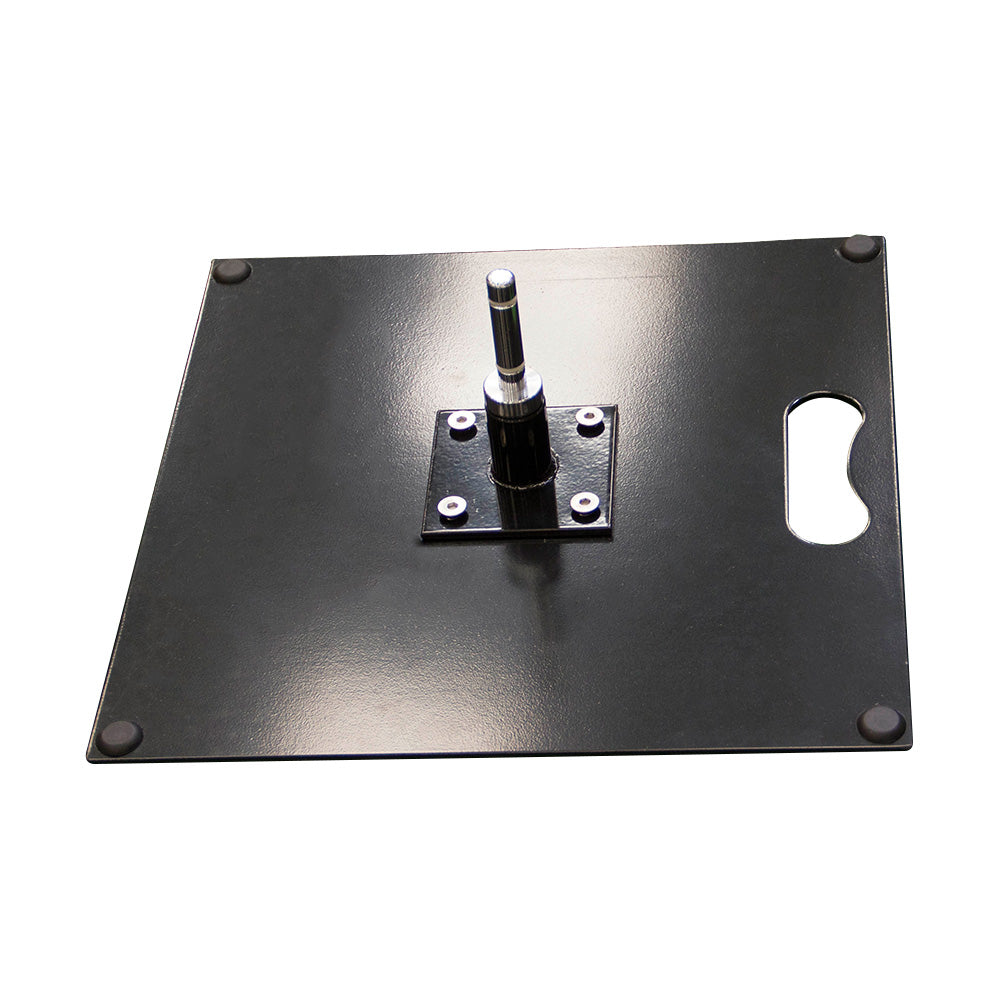 Platine de fixation pour drapeaux oriflammes personnalisés pieds à axe rotatif 360°