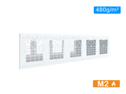 Paire bâches latérales fenêtre PVC 480g/m² en un seul tenant - Plusieurs longueurs