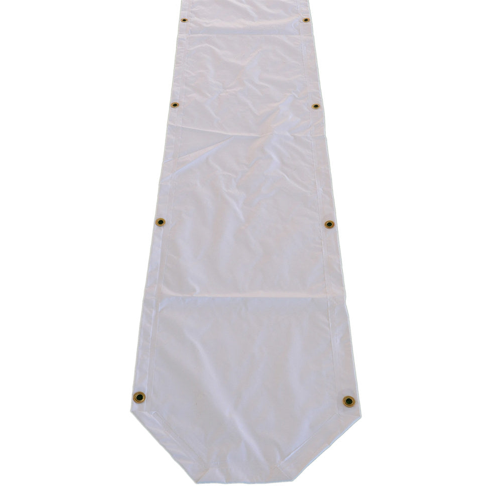 Gouttière 16m PVC 480g/m2 chapiteaux avec oeillets inox - Unité