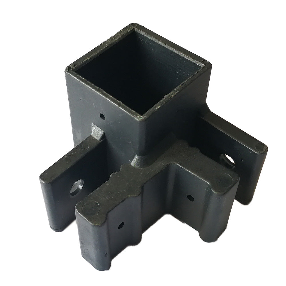 Jonction pied d'angle à 2 entrées pour tente pliante