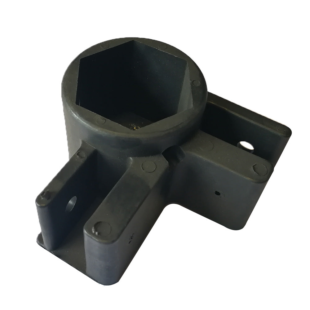 Jonction pied d'angle à 2 entrées pour tente pliante