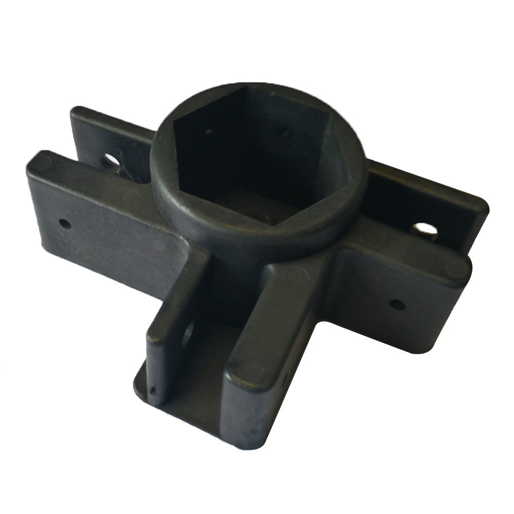 Jonction pied milieu à 3 entrées pour tente pliante