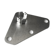 Platine de sol pour pied inférieur de tente pliante