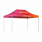 Tente pliante publicitaire 2x3m