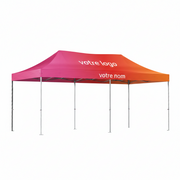Tente pliante publicitaire 3x6m