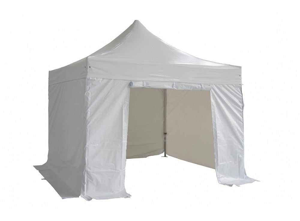 Lot complet bâches latérales PVC 580g/m² - 3 pleins et 1 porte