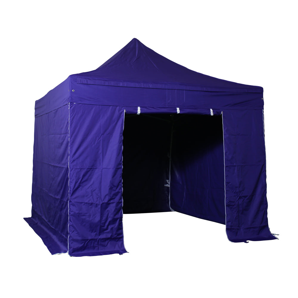 Lot complet bâches latérales Polyester pelliculé PVC 380g/m² - 3 pleins + 1 porte