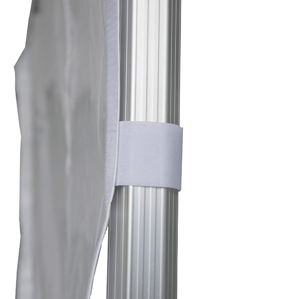 Lot complet bâches latérales PVC 580g/m² - 3 pleins et 1 porte