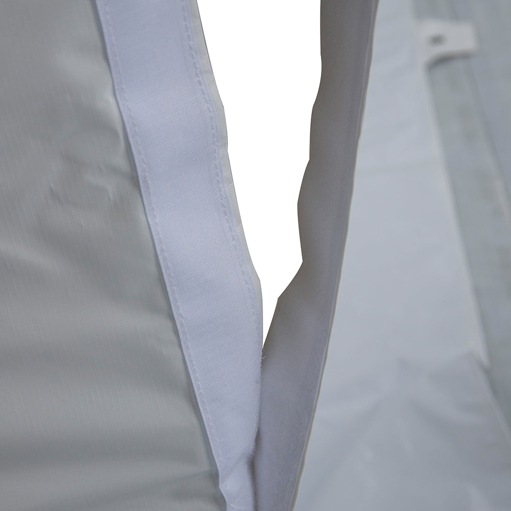 Lot complet bâches latérales PVC 580g/m² - 3 pleins et 1 porte