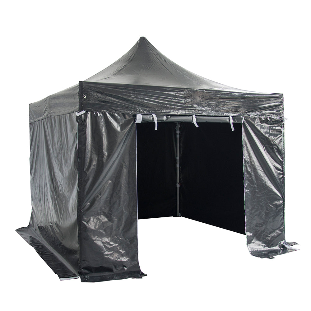 Lot complet bâches latérales PVC 580g/m² - 3 pleins et 1 porte