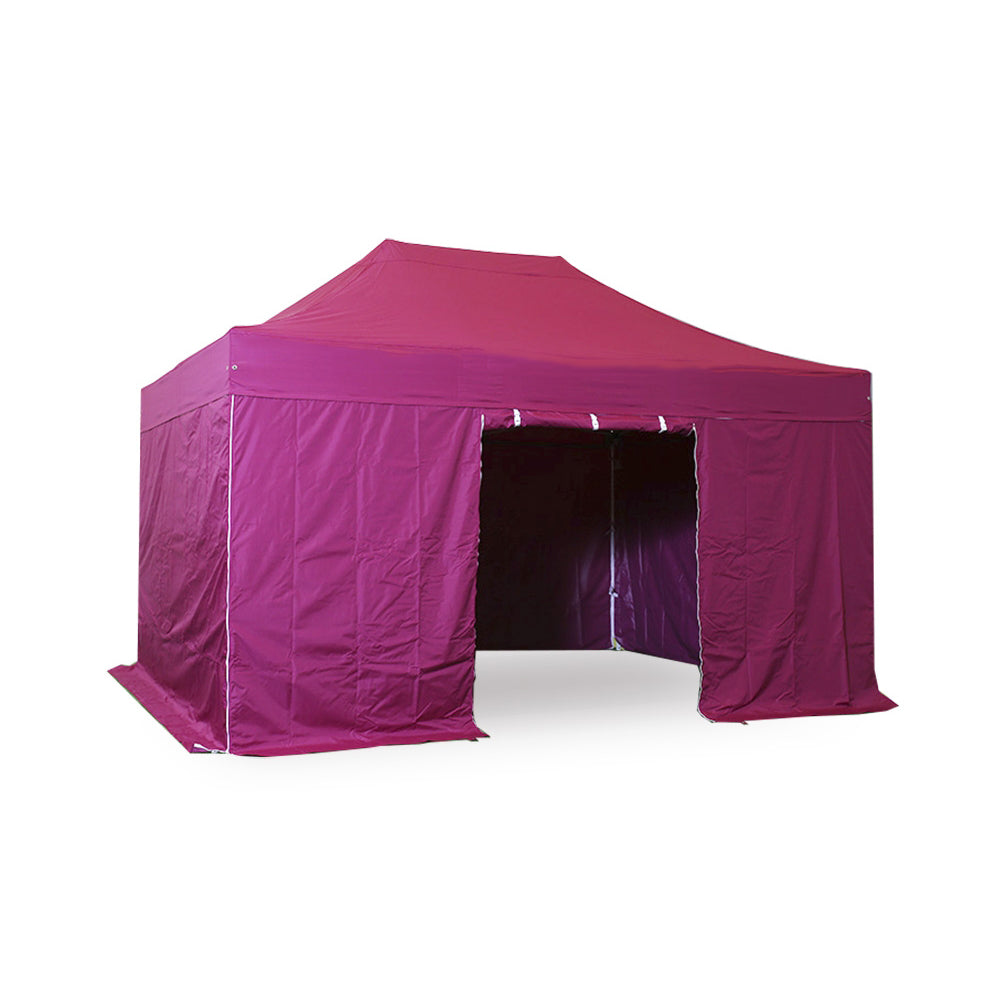 Lot complet bâches latérales Polyester pelliculé PVC 380g/m² - 3 pleins + 1 porte