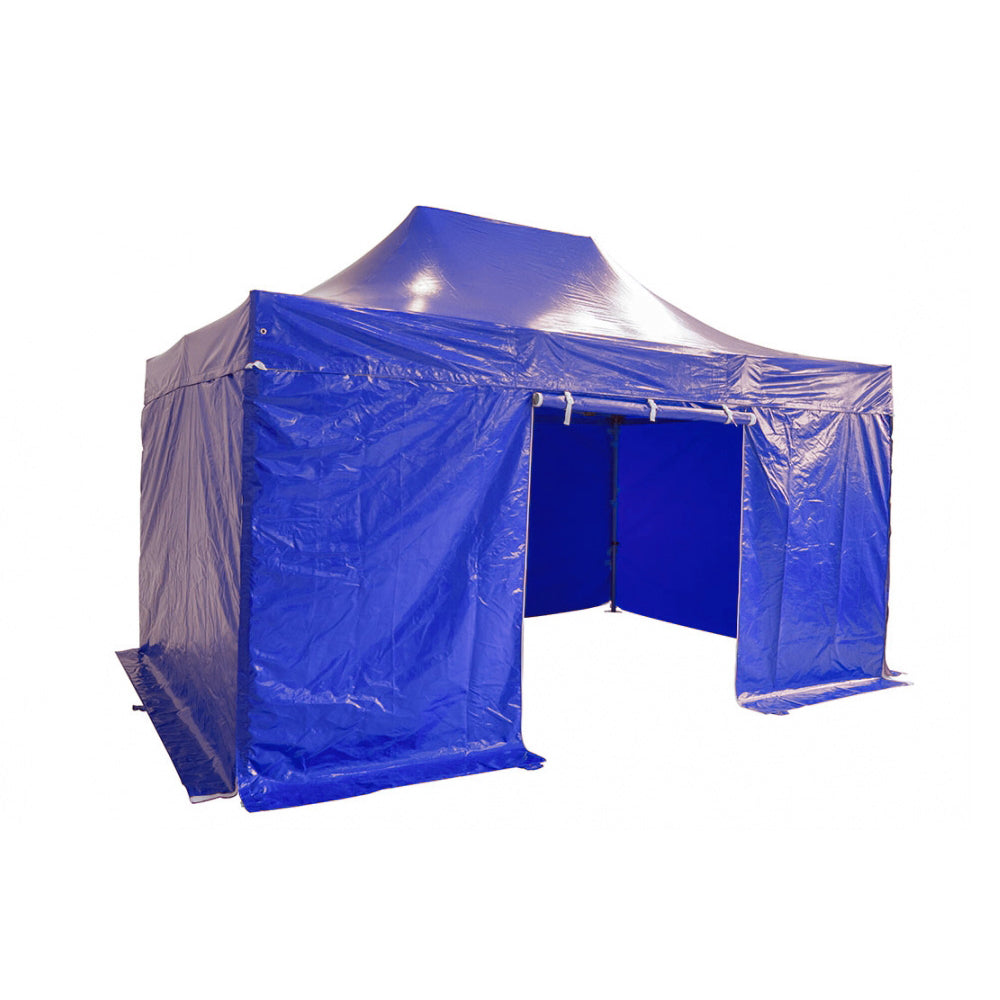 Lot complet bâches latérales PVC 580g/m² - 3 pleins et 1 porte