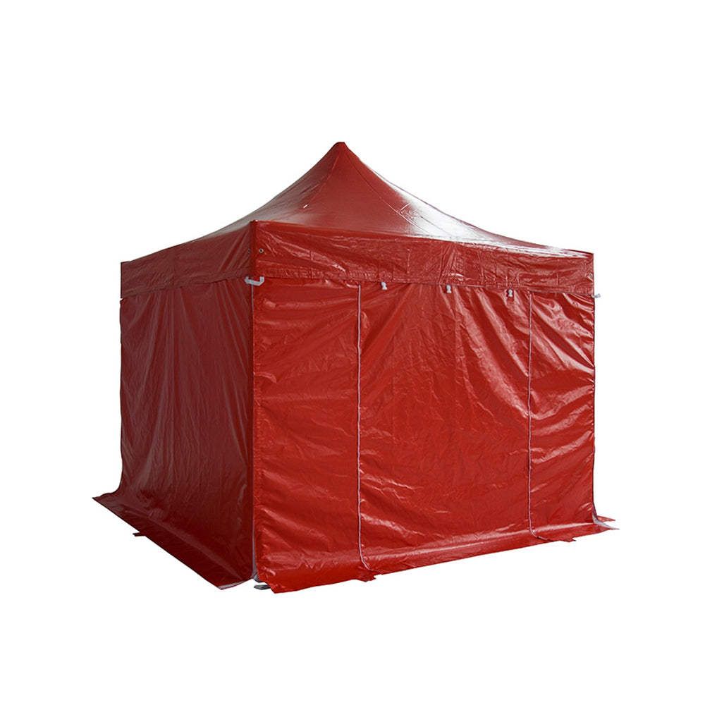 Lot complet bâches latérales PVC 580g/m² - 3 pleins et 1 porte