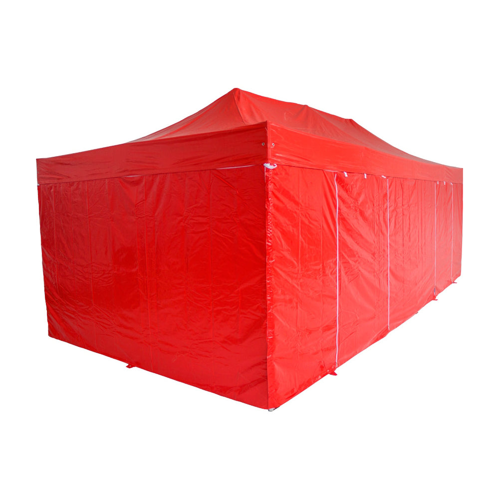 Lot complet bâches latérales PVC 580g/m² - 3 pleins et 1 porte