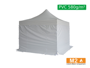 Lot complet bâches latérales PVC 580g/m² - 3 pleins et 1 porte