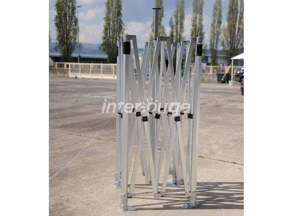 Structure de tente pliante 2x2m aluminium 55mm 4 pieds hexagonaux