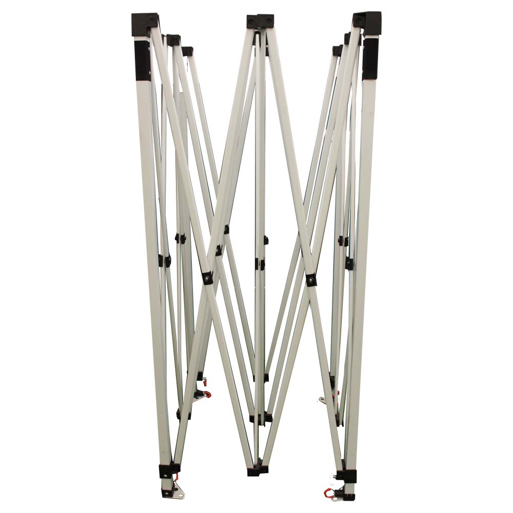 Structure de tente pliante 3x3m acier 32mm 4 pieds carrés