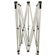 Structure de tente pliante 3x3m acier 32mm 4 pieds carrés
