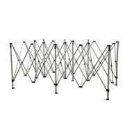 Structure de tente pliante 3x6m aluminium 45mm 6 pieds hexagonaux