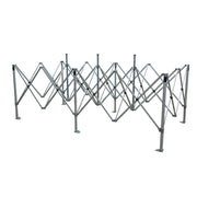 Structure de tente pliante 3x6m aluminium 55mm 6 pieds hexagonaux