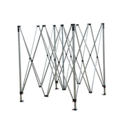 Structure de tente pliante 4x4m aluminium 45mm 4 pieds hexagonaux