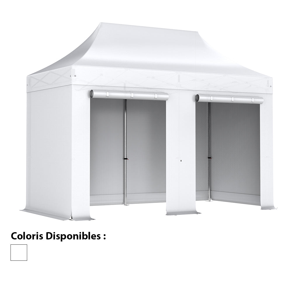 Barnum pliant 2x4m Alu 45 - Côtés en option