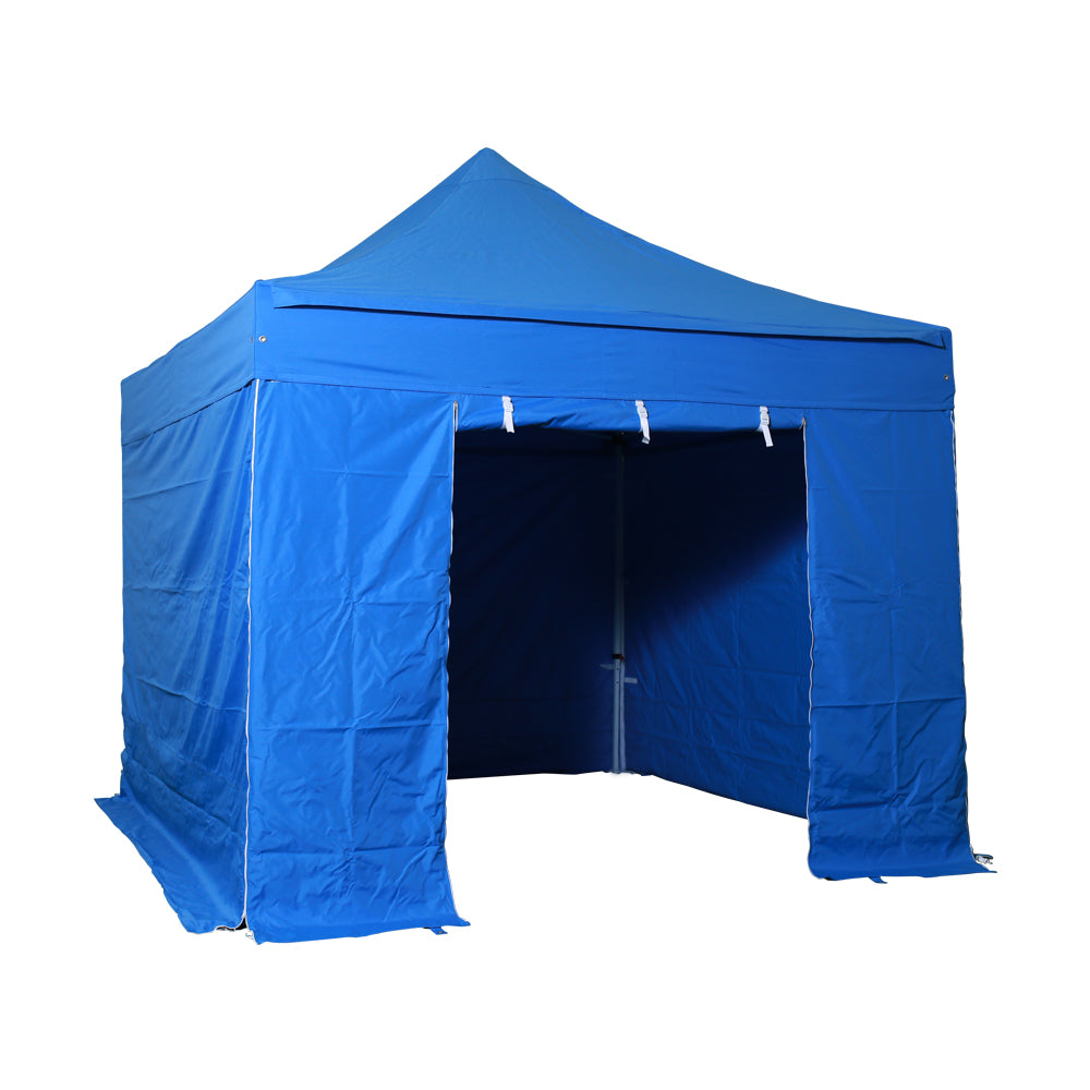 Barnum pliant 3x3m Alu 45 - Côtés en option