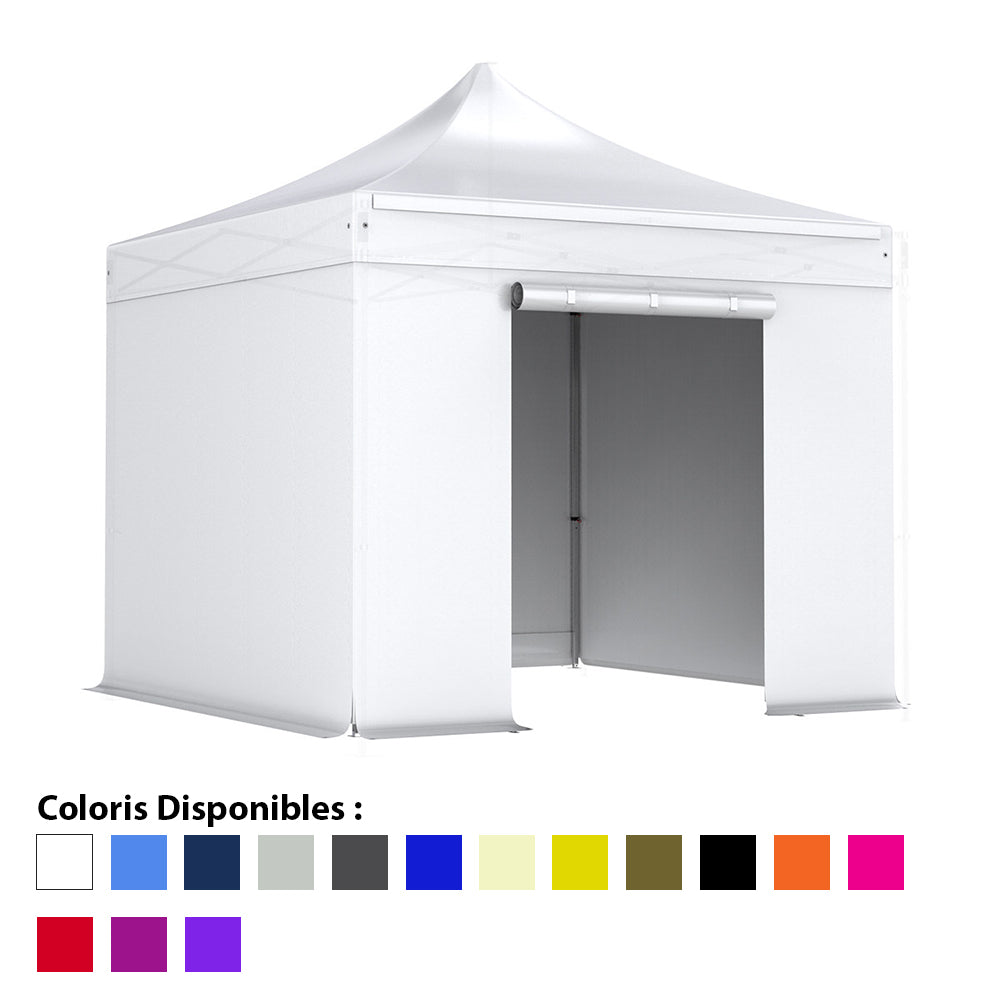 Barnum pliant 3x3m Alu 45 - Côtés en option