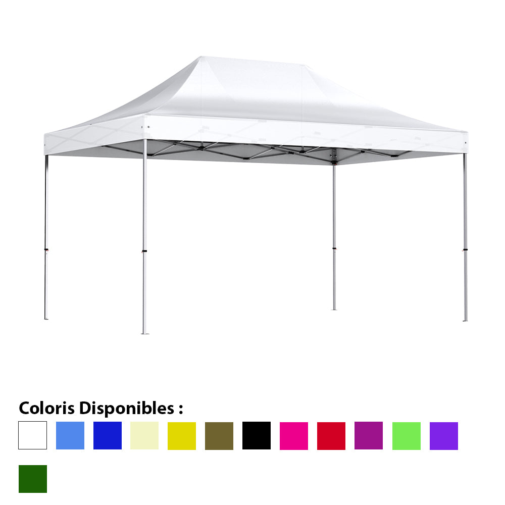 Barnum pliant 3x4.5m Alu 45 - Côtés en option