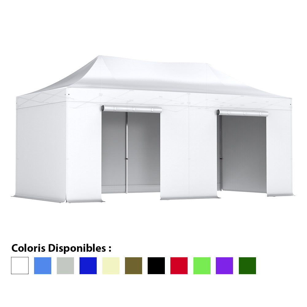 Barnum pliant 3x6m Alu 45 - Côtés en option