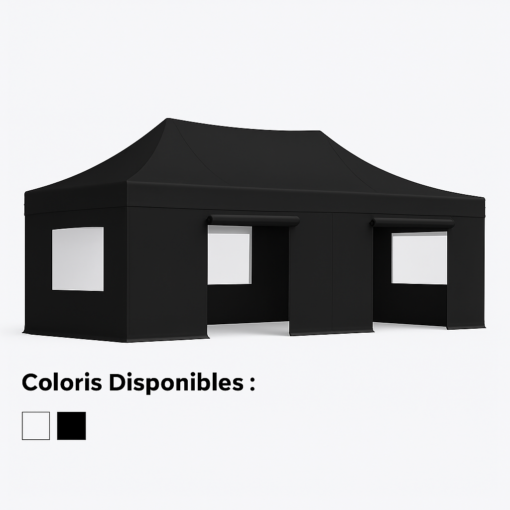 Barnum pliant PRO 3x6 Alu 55 - Côtés en option