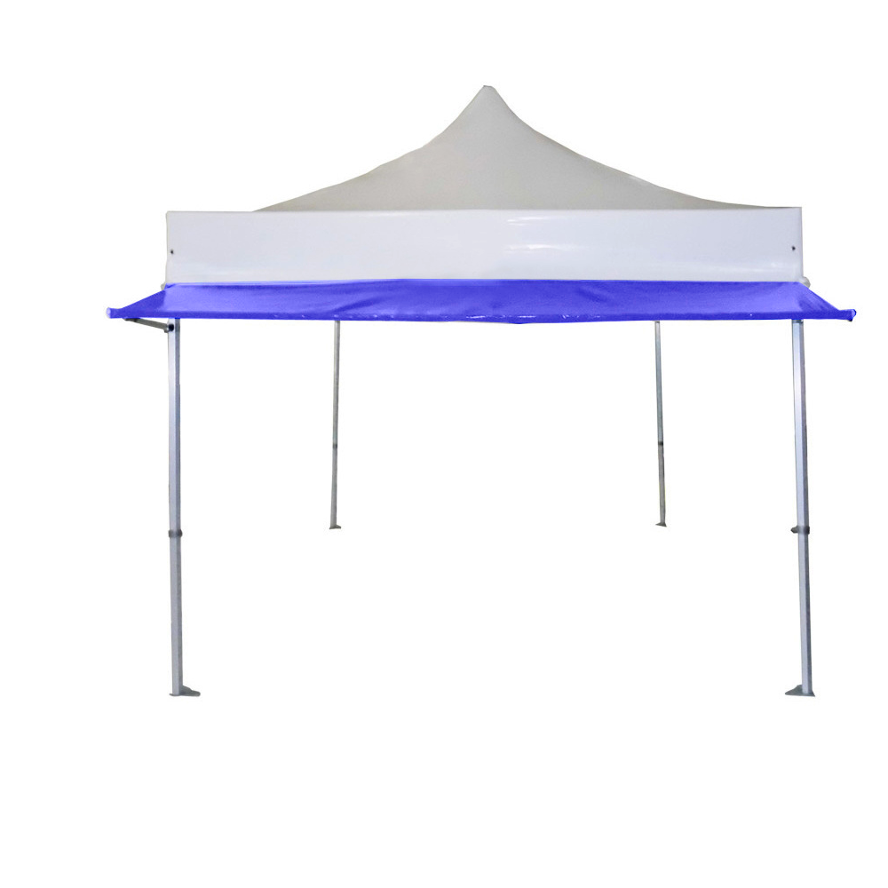 Tente pliante 4x4m alu 45 avec extension soleil