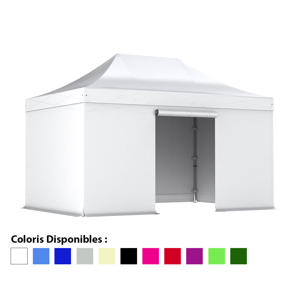 Barnum pliant PRO 3x4.5 Alu 55 - Côtés en option