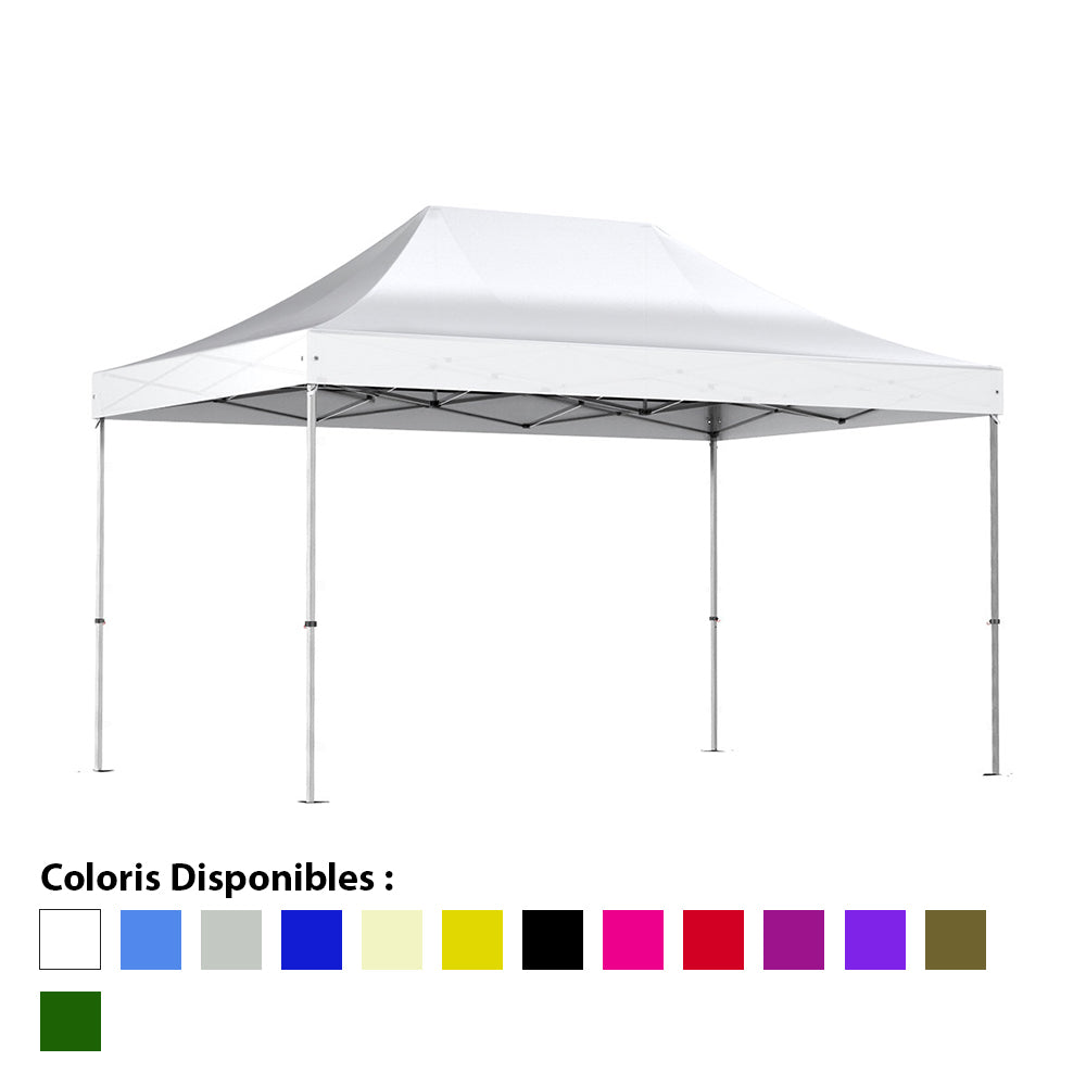 Barnum pliant PRO 3x4.5 Alu 55 - Côtés en option