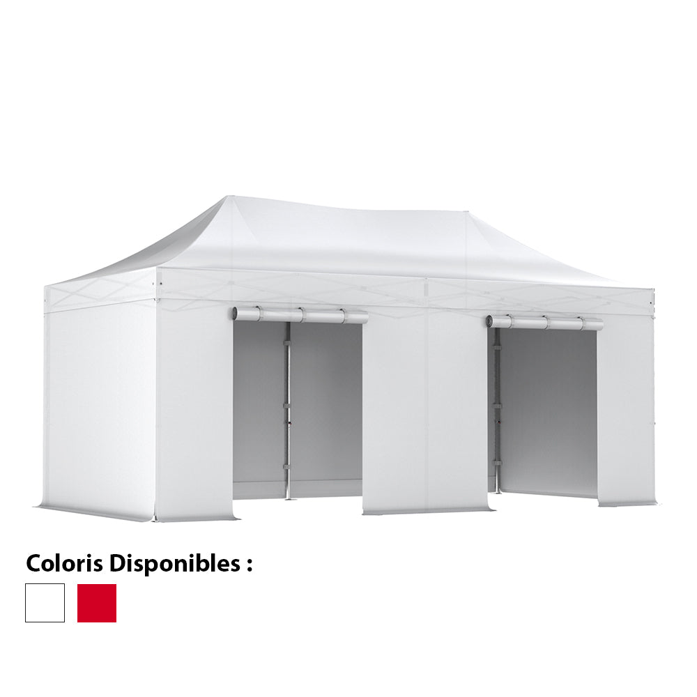Barnum pliant PRO 3x6 Alu 55 - Côtés en option
